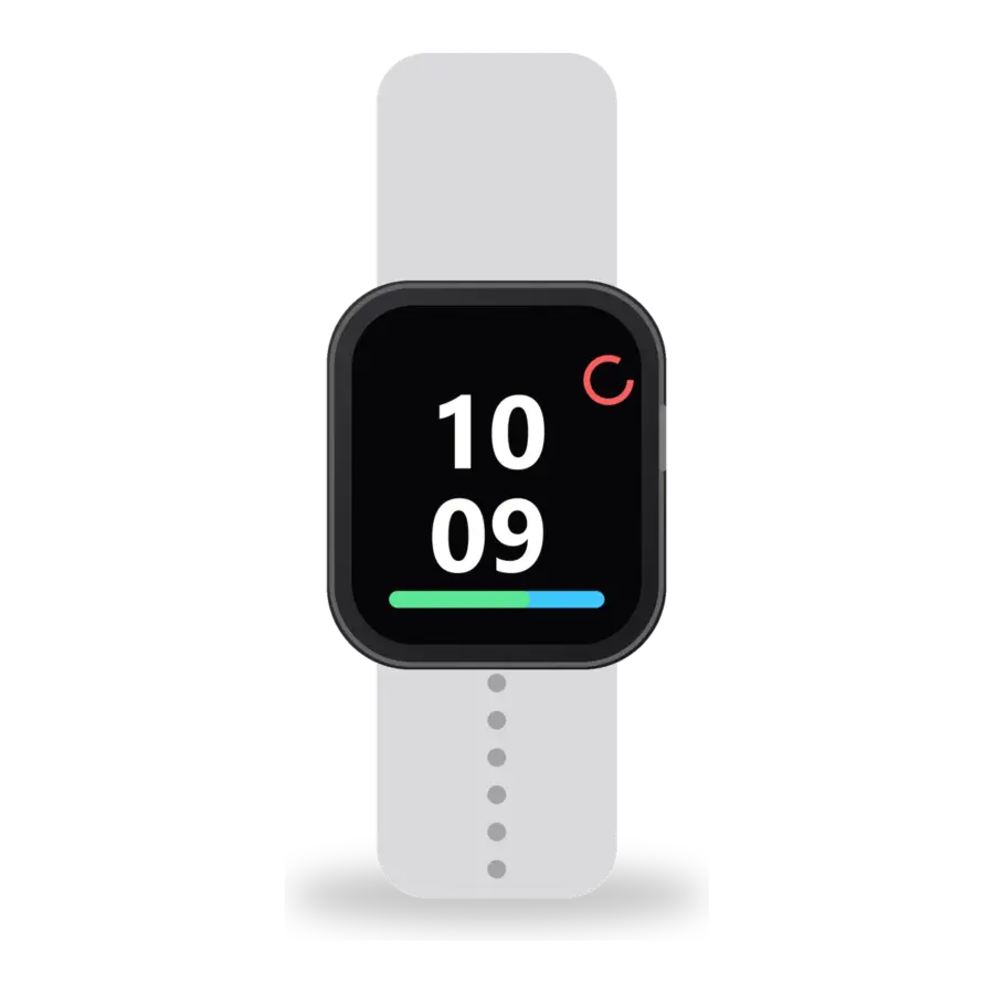 REDMI Watch 6 smartwatch with a 2.07-inch AMOLED display and strap