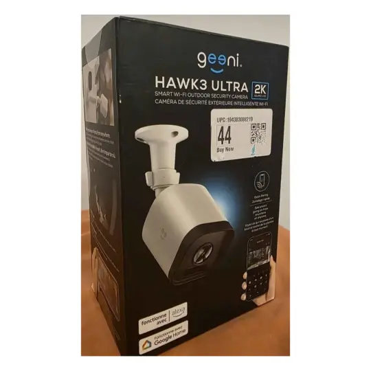 Open Box Geeni HAWK3 ULTRA 2K Outdoor Security Camera