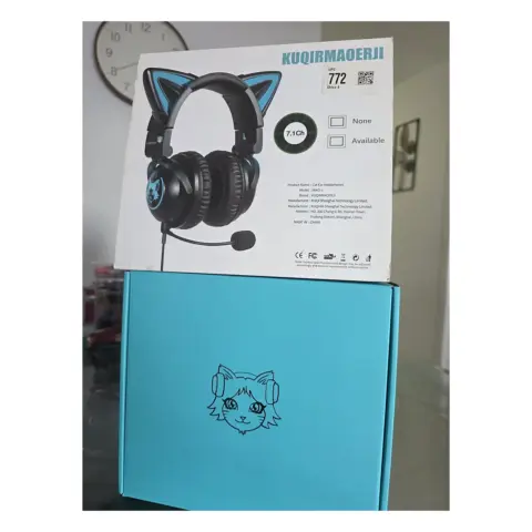 Open Box KUQIRMAOERJI MIKO-J Cat Ear Gaming Headset